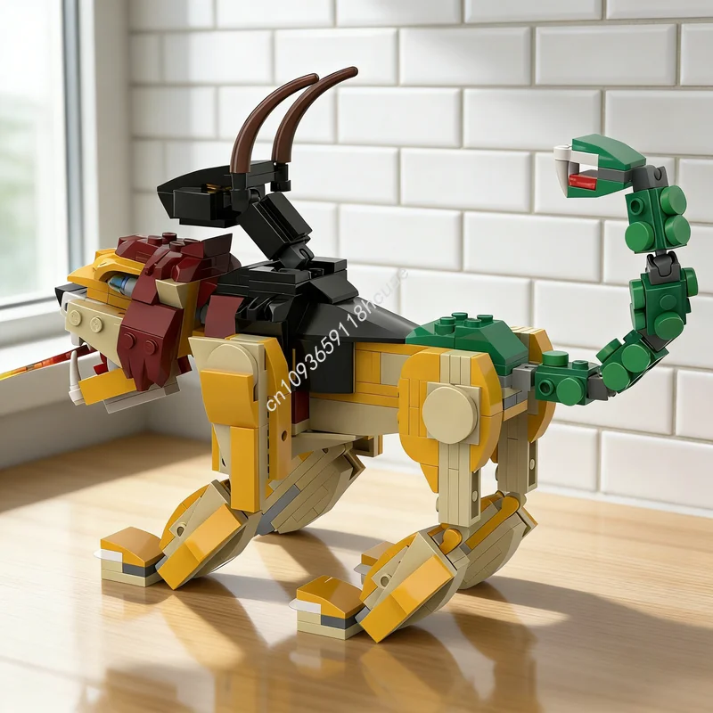 Набор для сборки модели «Кимера» (348 деталей), конструктор MOC, развивающая игрушка, идея для творчества, подарок на Рождество
Набор для сборки модели «Кимера» (348 деталей), конструктор MOC, развивающая игрушка, идея для творчества, подарок на Рождество