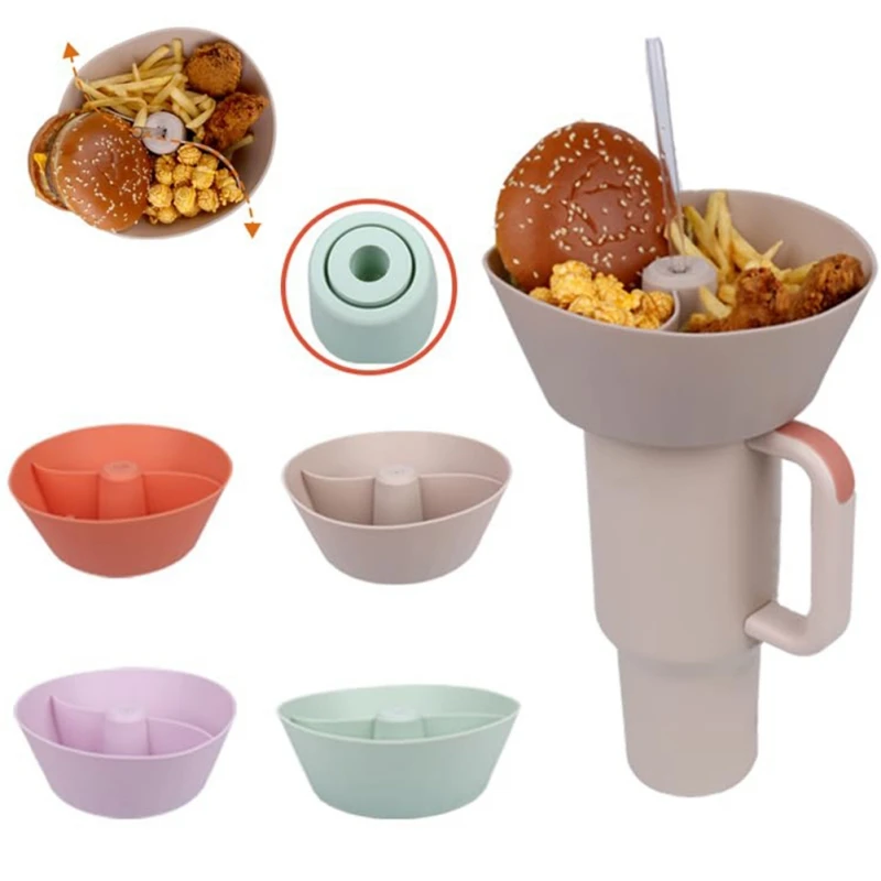 Silicone Tumbler Snack Bowl for Stanley Cup 40 oz Lightweight Durable Leakproof Snack Travel Tray Cup Holders for Kids Adults
Silicone Tumbler Snack Bowl for Stanley Cup 40 oz Lightweight Durable Leakproof Snack Travel Tray Cup Holders for Kids Adults