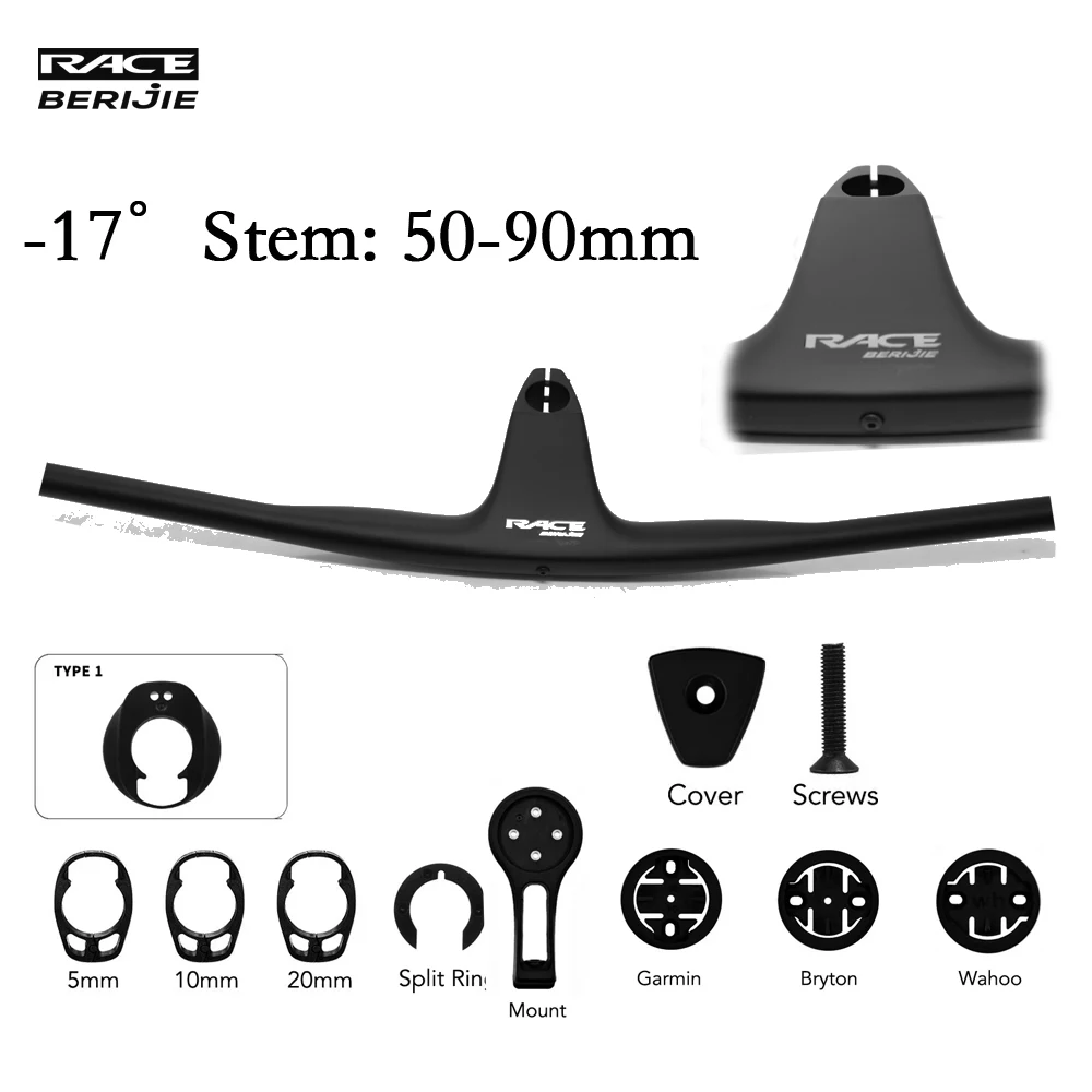 RACE Chrame Logo Full Carbon Fibre Integrated Cockpit Internal Cable -17° 50mm-90mm MTB Carbon Handlebar For MTB XC
RACE Chrame Logo Full Carbon Fibre Integrated Cockpit Internal Cable -17° 50mm-90mm MTB Carbon Handlebar For MTB XC