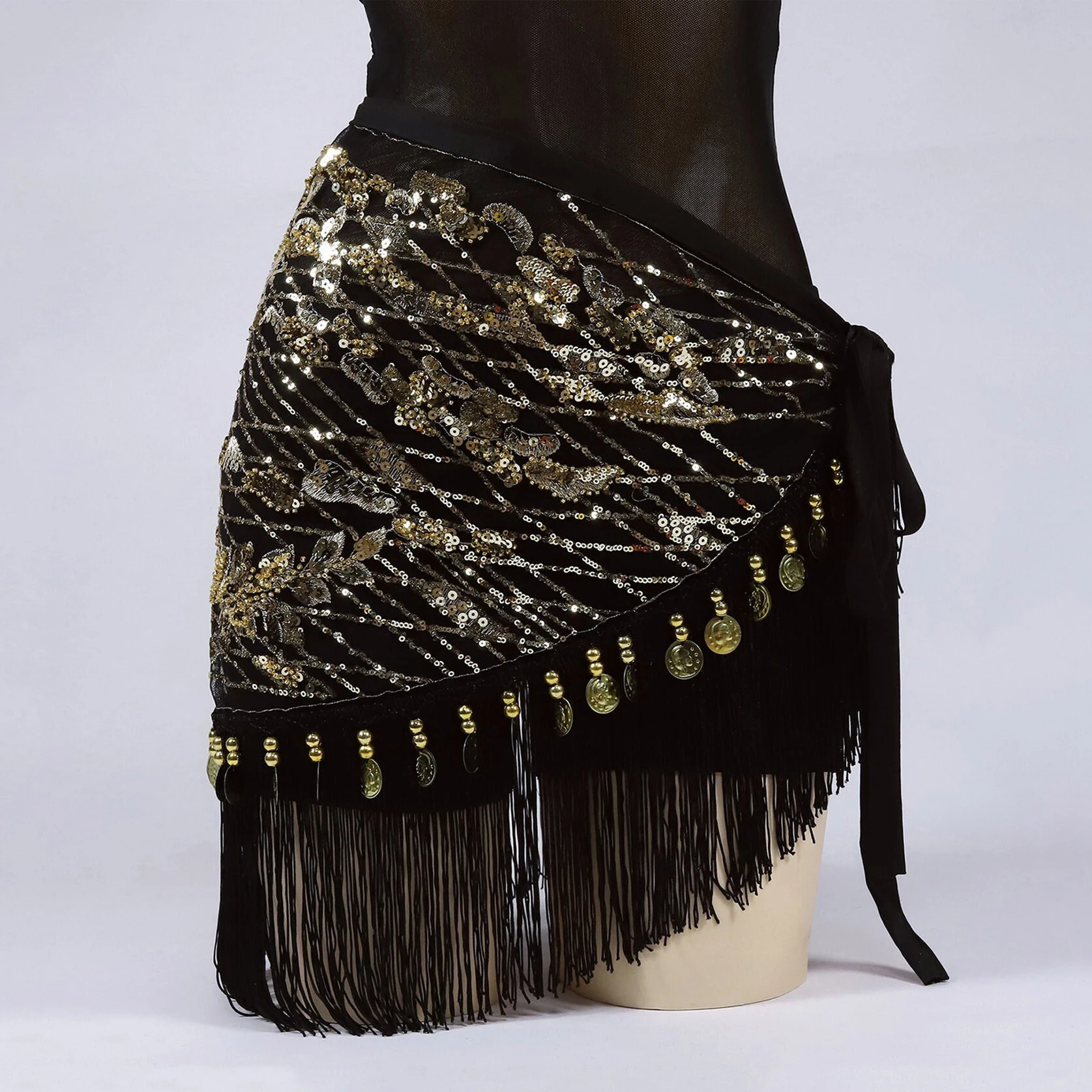 Handmade Women Embroidered Belly Dance Belts Beaded Belt Tassels Lace-up Wraps Fringes Hip Scarf for Bellydancer
Handmade Women Embroidered Belly Dance Belts Beaded Belt Tassels Lace-up Wraps Fringes Hip Scarf for Bellydancer