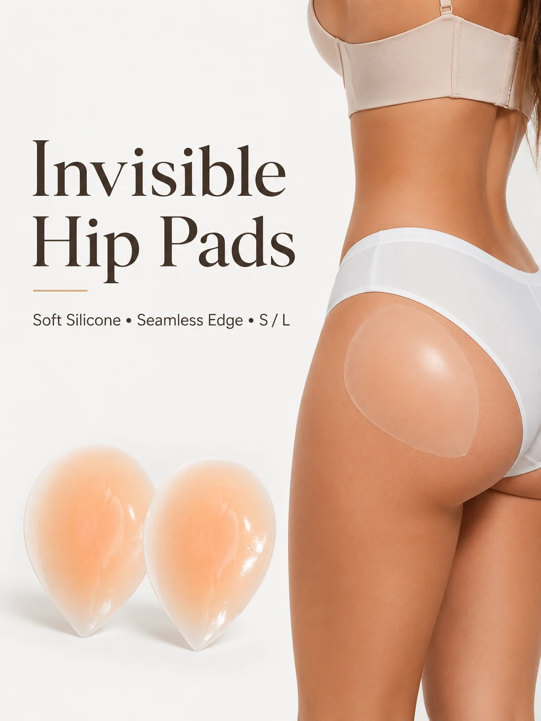 Soft Silicone Hip Enhancer Pads, Invisible Hip Lifting Inserts for Wider Hips, Hip Shaping Stick On Pads to Fix Sunken Buttocks,
Soft Silicone Hip Enhancer Pads, Invisible Hip Lifting Inserts for Wider Hips, Hip Shaping Stick On Pads to Fix Sunken Buttocks,