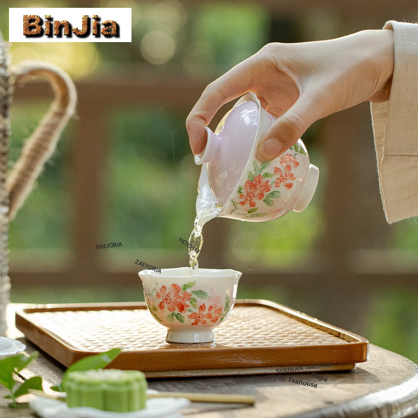 100ml Hand-painted Peach Blossom Gaiwan Ancient Tea Tureen Tea Bowl With Lid Kit Tea Brewing Cover Bowl Tea Ceremony Collection
100ml Hand-painted Peach Blossom Gaiwan Ancient Tea Tureen Tea Bowl With Lid Kit Tea Brewing Cover Bowl Tea Ceremony Collection