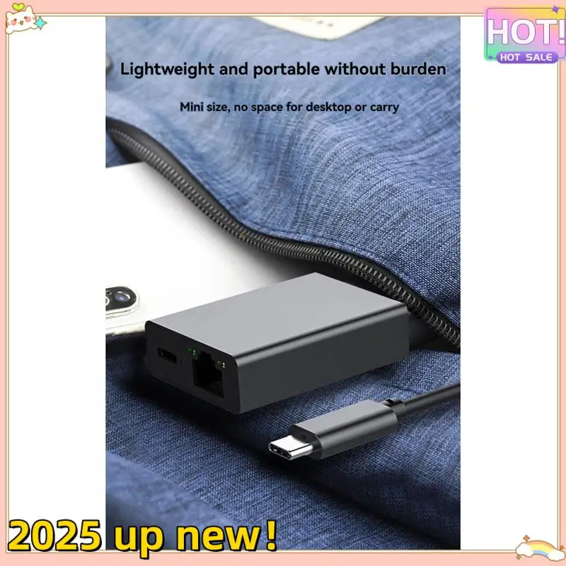Classy-Type-C Ethernet Adapter Type-C To RJ45 Gigabit Ethernet Network Card With PD100W For TV Stick PC Laptop Smartphone
Classy-Type-C Ethernet Adapter Type-C To RJ45 Gigabit Ethernet Network Card With PD100W For TV Stick PC Laptop Smartphone