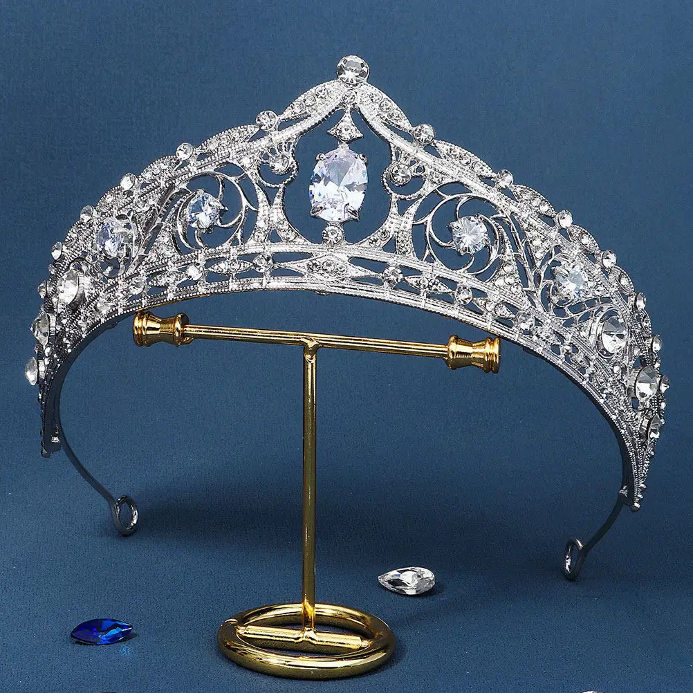 Girls Rhinestone Bride Crown Bridal Tiara Headdress Wedding Shining Elegant Headpiece Decorative Tiara for Women
Girls Rhinestone Bride Crown Bridal Tiara Headdress Wedding Shining Elegant Headpiece Decorative Tiara for Women