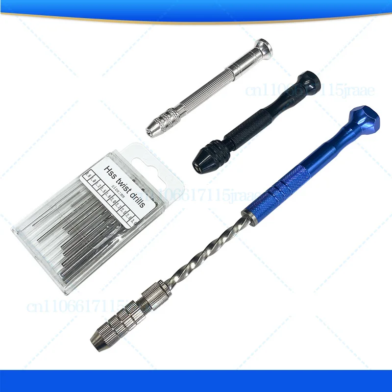 Hand twist drill semi-automatic mini hole punch small Wenwan hand drill woodworking model DIY reaming drilling tool
Hand twist drill semi-automatic mini hole punch small Wenwan hand drill woodworking model DIY reaming drilling tool