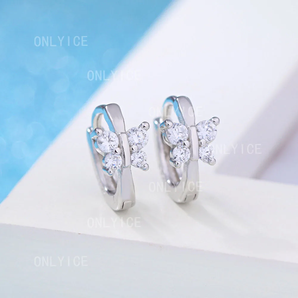 925 Sterling Silver Zircon Butterfly Hoop Earrings For Women Jewelry Fashion Elegant Party Engagement Wedding Accessories
925 Sterling Silver Zircon Butterfly Hoop Earrings For Women Jewelry Fashion Elegant Party Engagement Wedding Accessories