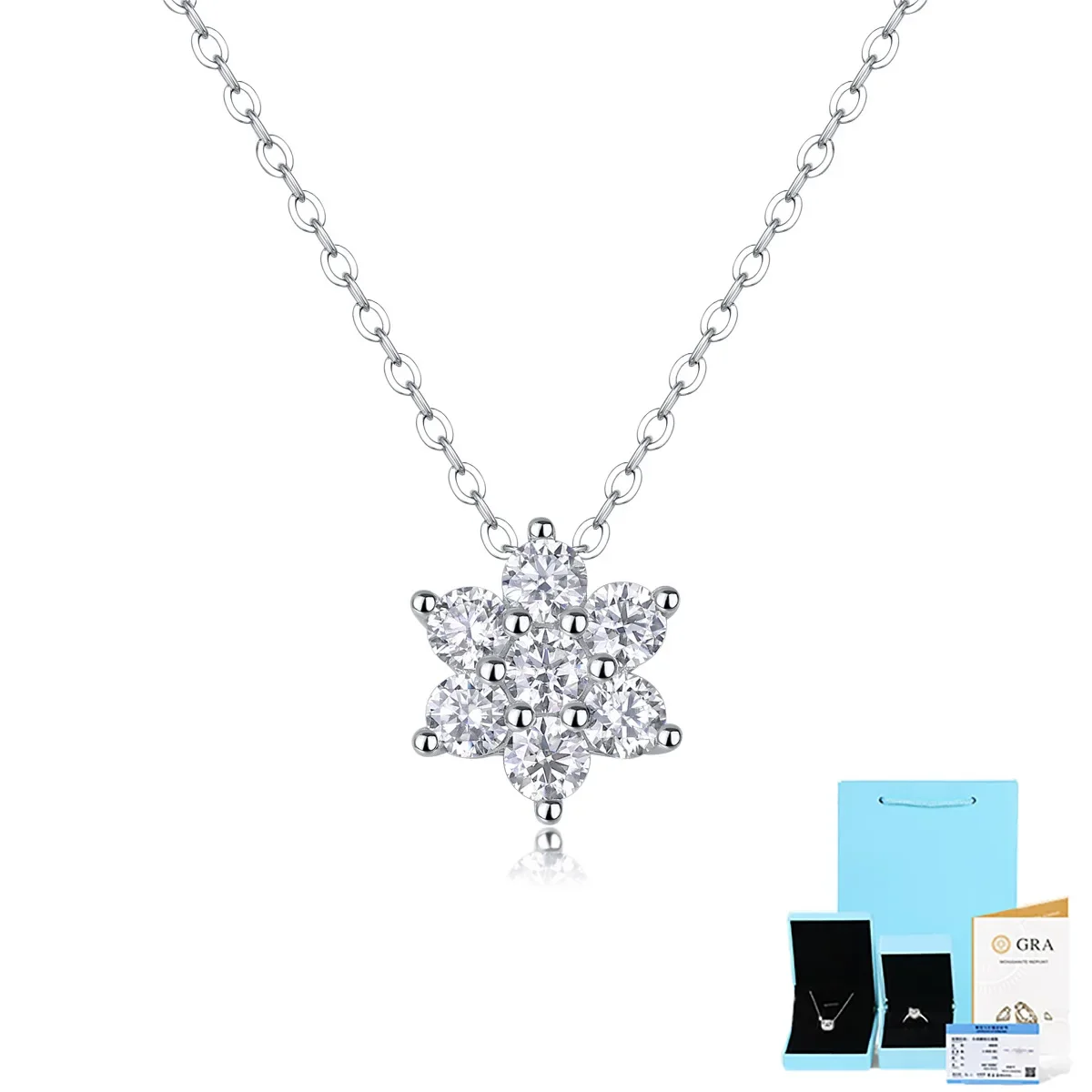 D Color Moissanite Pendant Necklace 925 Sterling Silver Lab Diamond 18k Gold Pendant Luxury Fine Wedding Jewelry For Women
D Color Moissanite Pendant Necklace 925 Sterling Silver Lab Diamond 18k Gold Pendant Luxury Fine Wedding Jewelry For Women
