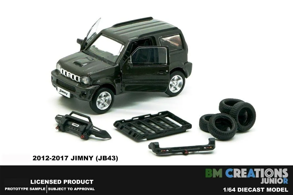 Модель игрушечной машинки из сплава под давлением BM Creations 1:64i Jimny JB43, модель для коллекции в подарок
Модель игрушечной машинки из сплава под давлением BM Creations 1:64i Jimny JB43, модель для коллекции в подарок