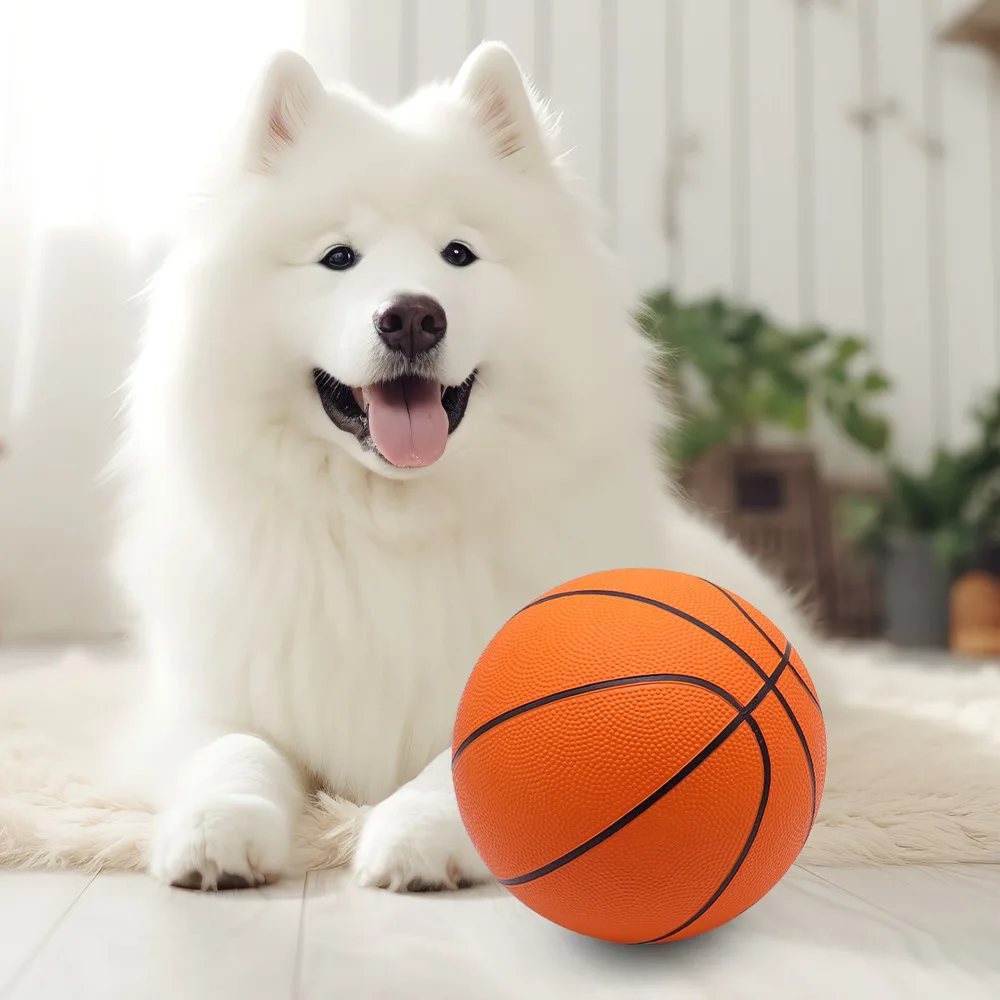 Pet Toys Rubber Inflatable Basketball Interactive Outdoor Training Dog Toys Self-Hi Bored High Elastic Dog Ball
Pet Toys Rubber Inflatable Basketball Interactive Outdoor Training Dog Toys Self-Hi Bored High Elastic Dog Ball
