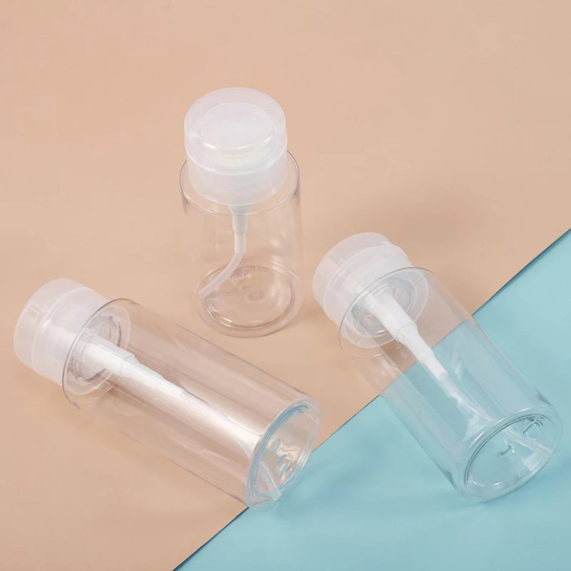Nail Refillable Bottles Empty Press Pump Dispenser Nail Art Polish Remover Cleaner Makeup Bottle Manicure Tool
Nail Refillable Bottles Empty Press Pump Dispenser Nail Art Polish Remover Cleaner Makeup Bottle Manicure Tool