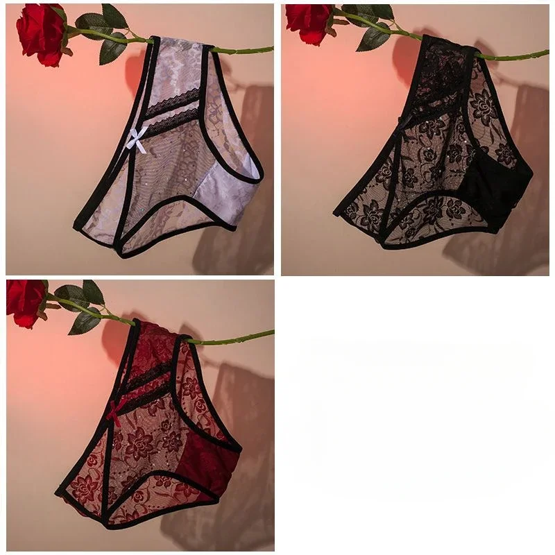 Transparent Breathable Seduction Crotch Cotton Buttock Lift Briefsthin Panties Sexy Lace Pure Desire Girl Low-waist Underwear
Transparent Breathable Seduction Crotch Cotton Buttock Lift Briefsthin Panties Sexy Lace Pure Desire Girl Low-waist Underwear