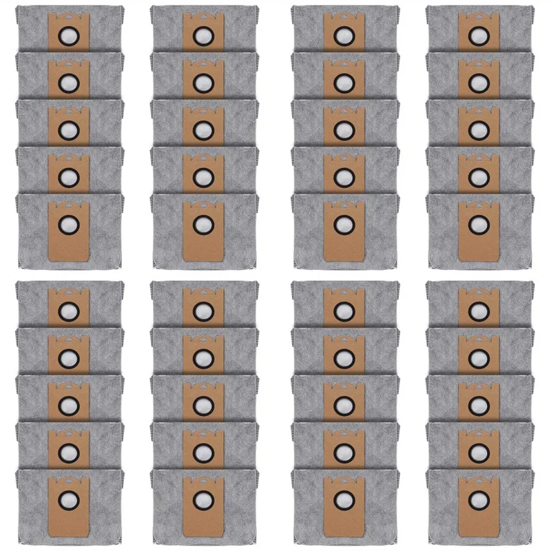 X16A 2025 NEW-40 Pcs Dust Bags For Eufy Robovac L35 Hybrid LR30 Hybrid LR20 Auto-Empty Station, With Activated Carbon Fabric 
X16A 2025 NEW-40 Pcs Dust Bags For Eufy Robovac L35 Hybrid LR30 Hybrid LR20 Auto-Empty Station, With Activated Carbon Fabric