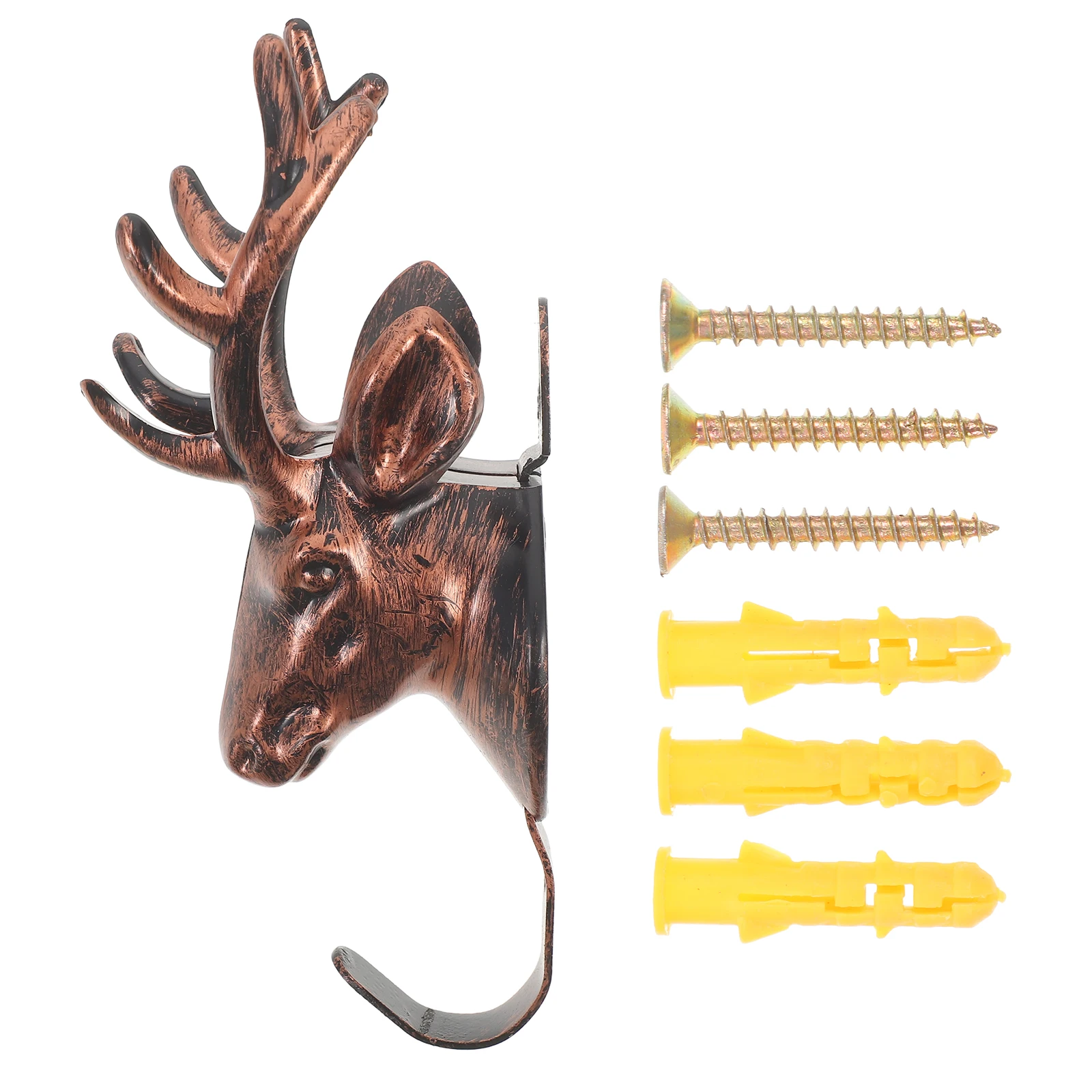 Deer Head Wall Hook Dark Brown Hanger Coat Towel Holder Animal Hooks Shaped Bathroom Kitchen Bedroom Living Room Farmhouse Hook
Deer Head Wall Hook Dark Brown Hanger Coat Towel Holder Animal Hooks Shaped Bathroom Kitchen Bedroom Living Room Farmhouse Hook