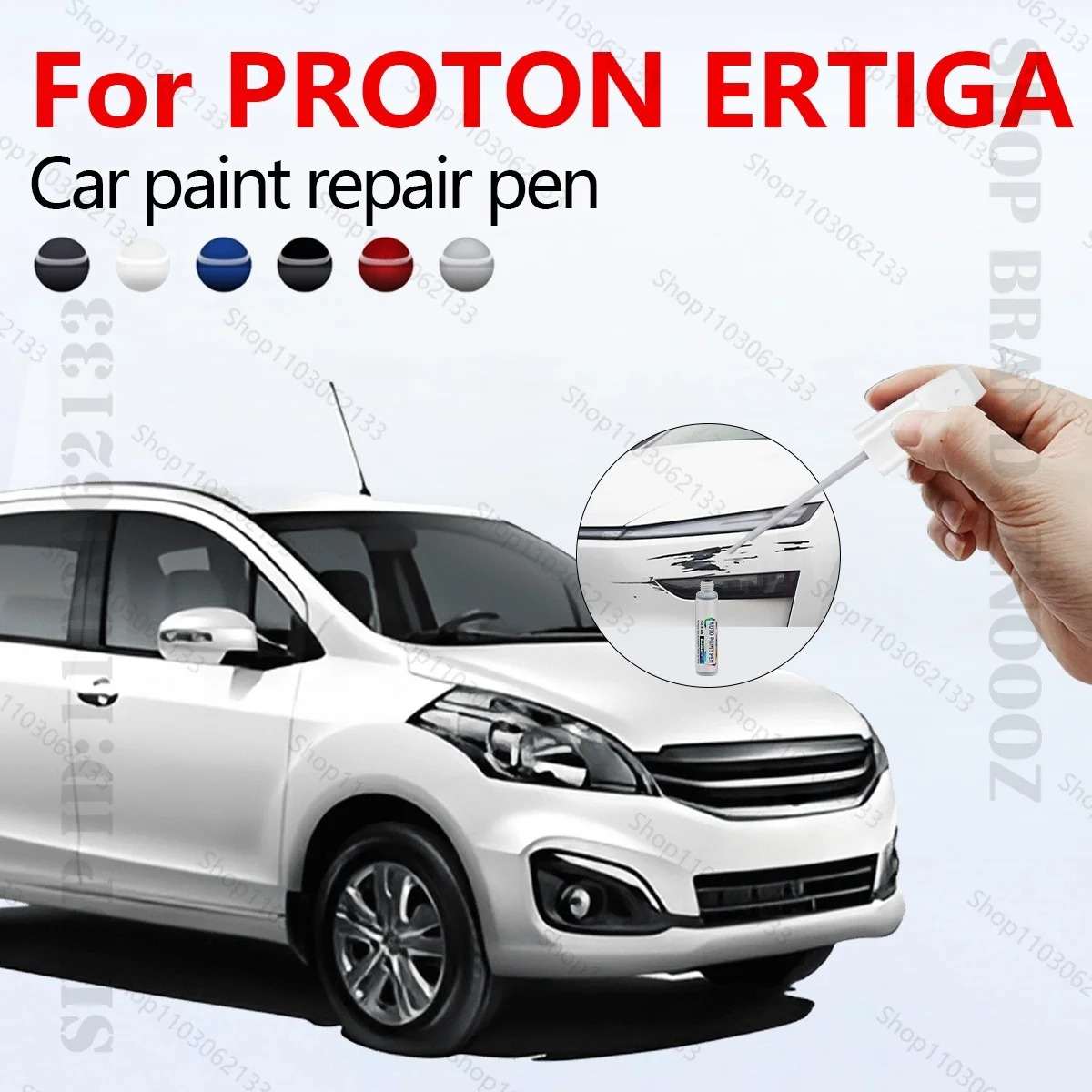 Ручка для ремонта автомобильной краски, аксессуары для ремонта царапин для PROTON ERTIGA 2016, красный A0225 A0218, белый A0157, серый A0226
Ручка для ремонта автомобильной краски, аксессуары для ремонта царапин для PROTON ERTIGA 2016, красный A0225 A0218, белый A0157, серый A0226