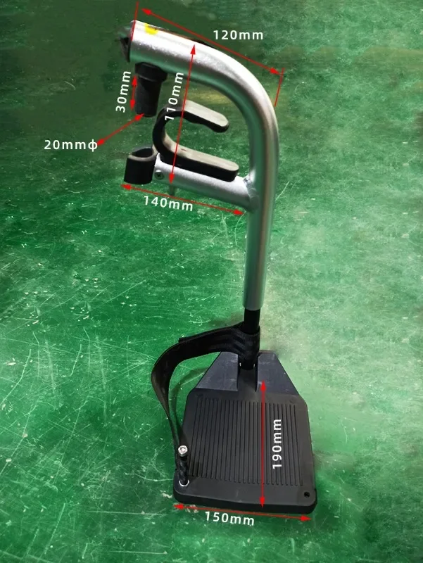 Electric wheelchair accessories factory electric wheelchair black silver rubber plate lightweight seven character foot pedal
Electric wheelchair accessories factory electric wheelchair black silver rubber plate lightweight seven character foot pedal
