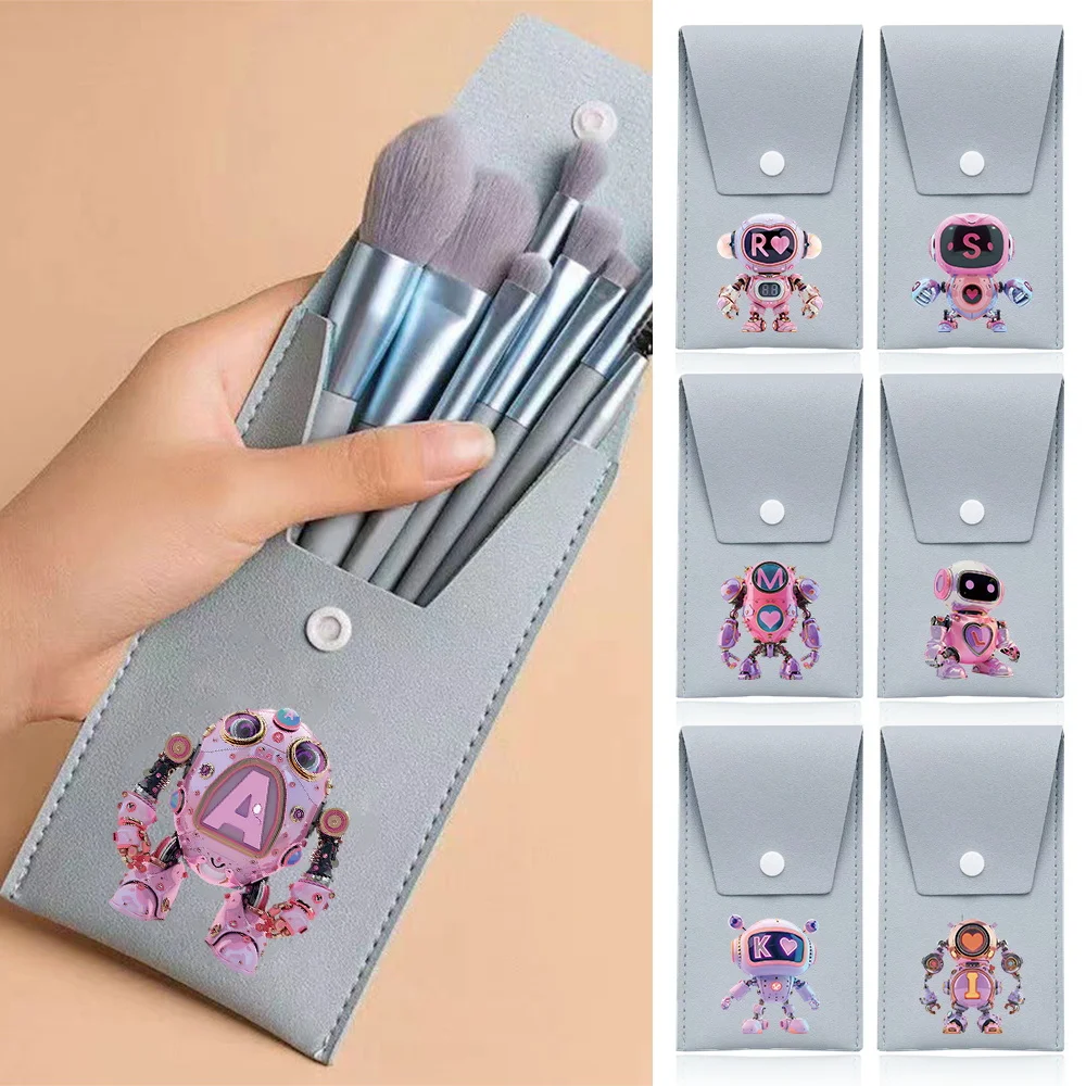 8pcs Women Makeup Brush Set with Cosmetic Case Multipurpose Brushes Eyeshadow Brush Ideal Initial Name Robot 26 Letter Pattern
8pcs Women Makeup Brush Set with Cosmetic Case Multipurpose Brushes Eyeshadow Brush Ideal Initial Name Robot 26 Letter Pattern