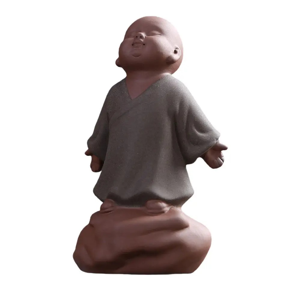 Purple Clay Hand-Painted Mini Zen Monk Statue Desktop Adornment for Tea Table Teahouse Home Office Car Decoration Buddha
Purple Clay Hand-Painted Mini Zen Monk Statue Desktop Adornment for Tea Table Teahouse Home Office Car Decoration Buddha