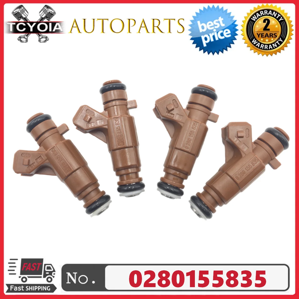 4pcs/lot Fuel injectors 0280155835 0409060315 For 1997-2005 Volkswagen Kombi 1.6L L4
4pcs/lot Fuel injectors 0280155835 0409060315 For 1997-2005 Volkswagen Kombi 1.6L L4