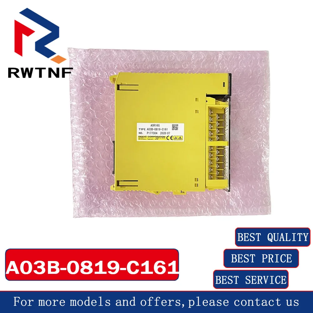 Brand New Genuine A03B-0819-C161 FANUC I/O signal module,100% original warehouse stock
Brand New Genuine A03B-0819-C161 FANUC I/O signal module,100% original warehouse stock
