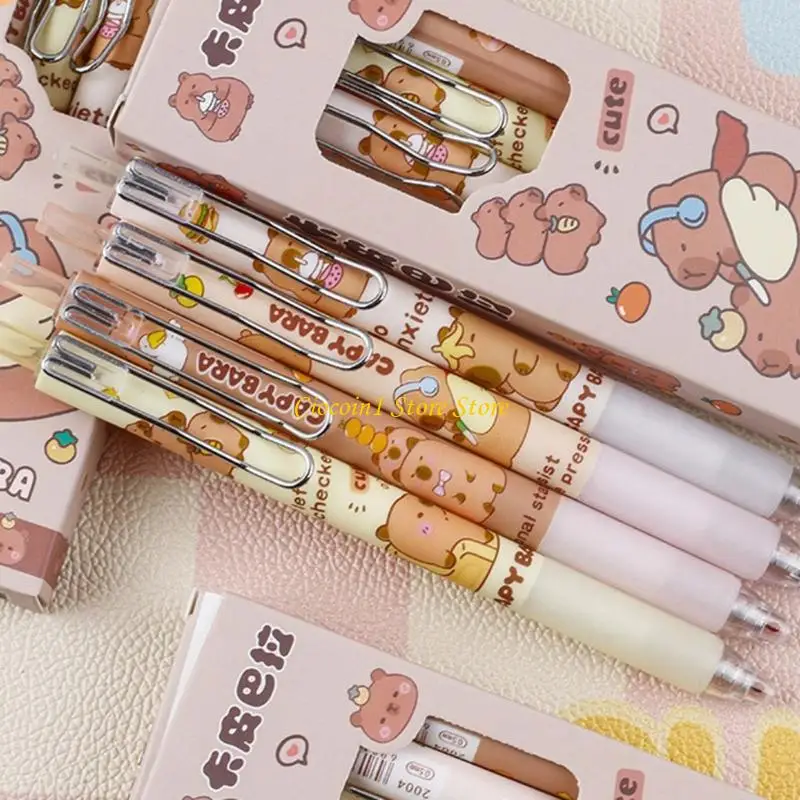 A3PC 4PCS Retractable Gel Inks Pen 0.5MM Tip Refillable Gel Pen Black Inks Quick Dry
A3PC 4PCS Retractable Gel Inks Pen 0.5MM Tip Refillable Gel Pen Black Inks Quick Dry