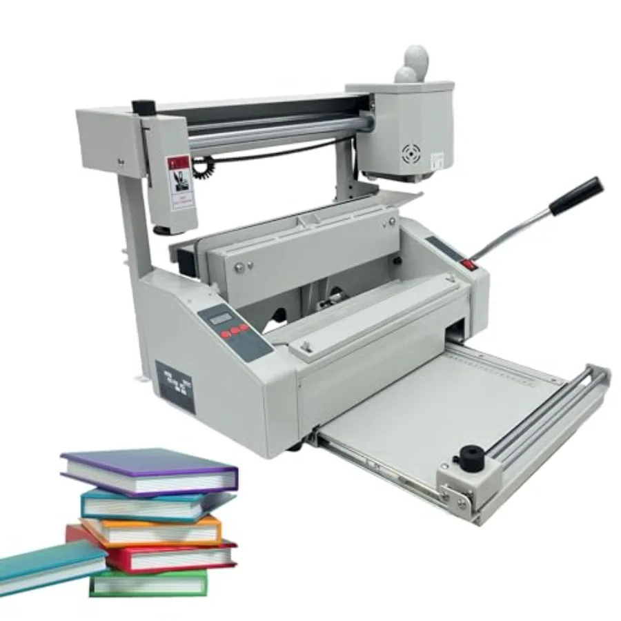 A4 Manual Hot Glue Book Binder Machine 110V Desktop Wireless with Indenting Function Black Max Book Size 12.6x11 inches Ideal f
A4 Manual Hot Glue Book Binder Machine 110V Desktop Wireless with Indenting Function Black Max Book Size 12.6x11 inches Ideal f