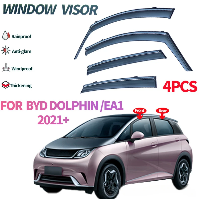 Waterproof Car Window Visors for BYD Dolphin ATTO2 EA1 2021 2022 2023 2024 Auto Wind Sun Rain Visor Deflector Shade Awning
Waterproof Car Window Visors for BYD Dolphin ATTO2 EA1 2021 2022 2023 2024 Auto Wind Sun Rain Visor Deflector Shade Awning