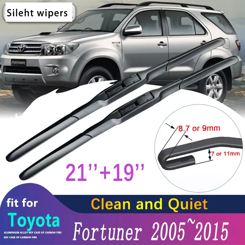 Car Wiper Blade for Toyota Fortuner 2005~2015 AN50 AN60 Front Windscreen Window Windshield Wipers 2006 2007 2010 2011 Car Goods
Car Wiper Blade for Toyota Fortuner 2005~2015 AN50 AN60 Front Windscreen Window Windshield Wipers 2006 2007 2010 2011 Car Goods