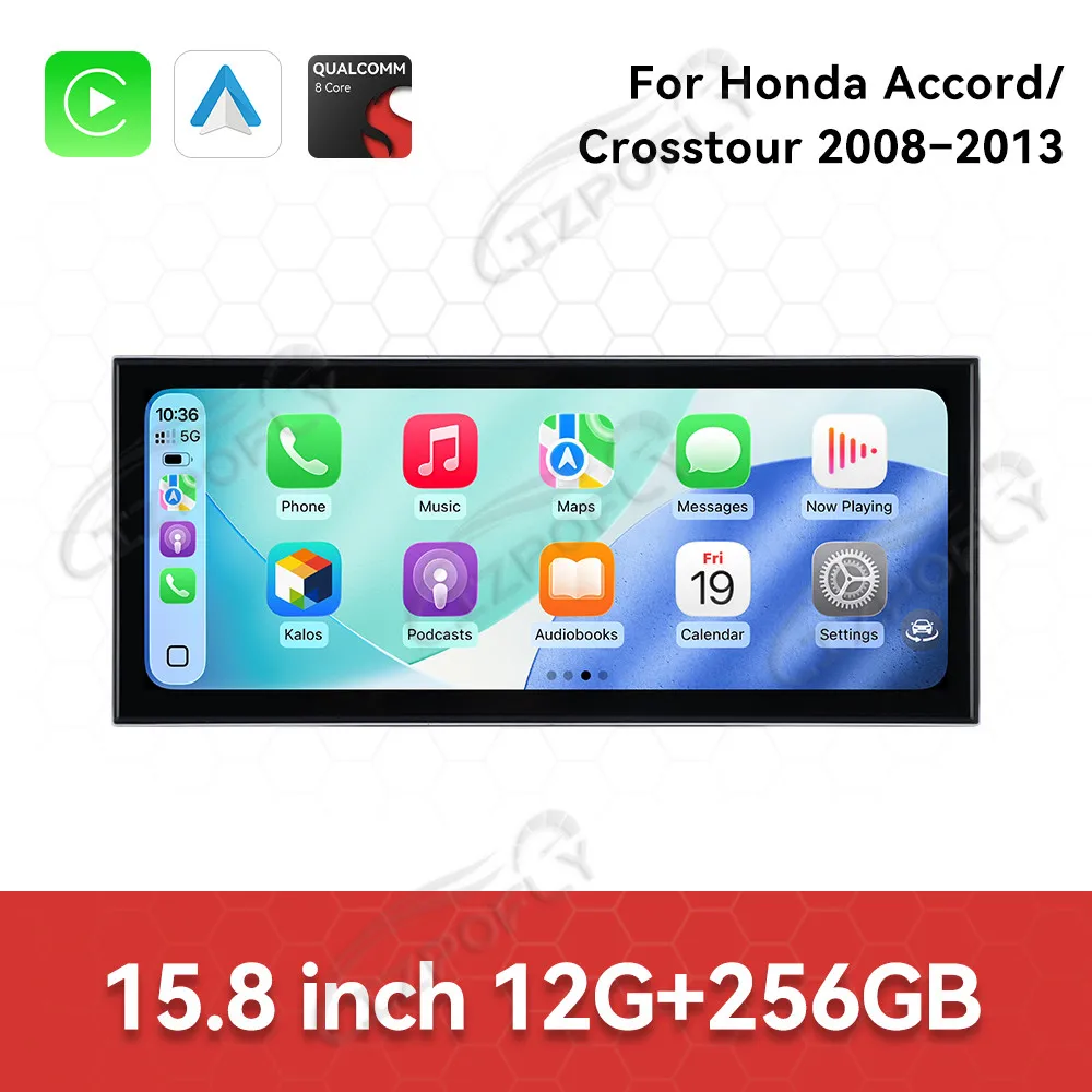 Автомобильный радиоприемник Carplay 15,8 дюйма с сенсорным экраном для Honda Accord Crosstour 2008-2013, Android15, GPS-навигация, мультимедийный плеер, головное устройство
Автомобильный радиоприемник Carplay 15,8 дюйма с сенсорным экраном для Honda Accord Crosstour 2008-2013, Android15, GPS-навигация, мультимедийный плеер, головное устройство