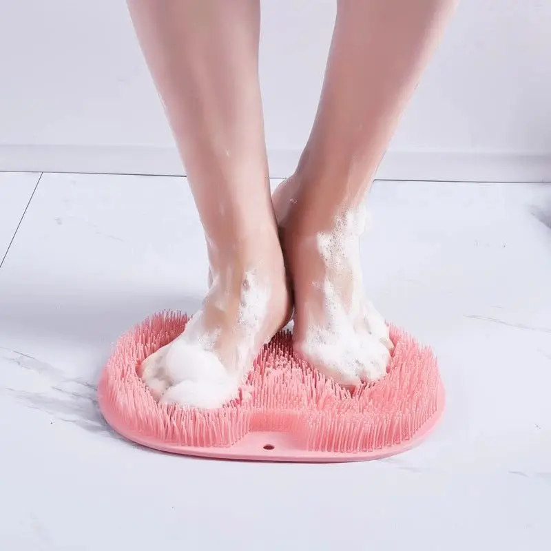 Back Cleaning Brush Silicone Foot Massag Brush Shower Massage Bathroom Non-slip Bath Mat Foot Anti-slip Mat scrubber
Back Cleaning Brush Silicone Foot Massag Brush Shower Massage Bathroom Non-slip Bath Mat Foot Anti-slip Mat scrubber