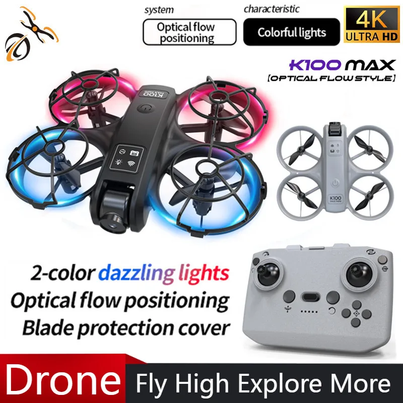 NEW K100MAX Drone 4K Professional Drones Double Camera Remote Control Quadcopter with Mini Drone Child Aerial Photography Toys
NEW K100MAX Drone 4K Professional Drones Double Camera Remote Control Quadcopter with Mini Drone Child Aerial Photography Toys