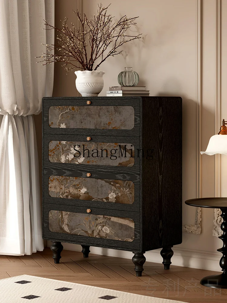 LXY medieval solid wood four-chest cabinet household drawer cabinet bedroom bedside storage locker
LXY medieval solid wood four-chest cabinet household drawer cabinet bedroom bedside storage locker