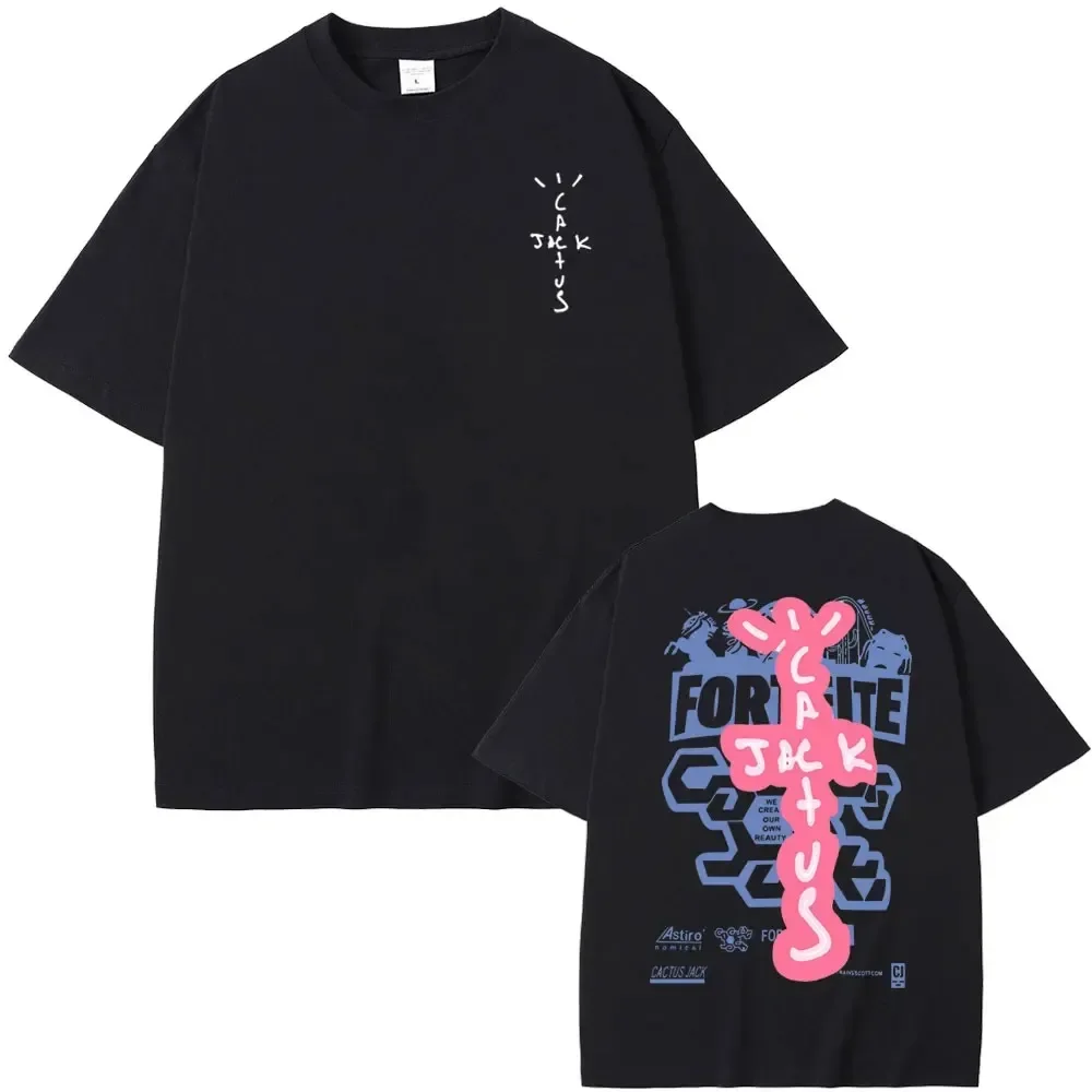 Hip Hop Limited Edition Cactus Jack Print T-shirt Men's 100% Cotton Comfortable Oversized T-shirt Fashion Trend Street Top
Hip Hop Limited Edition Cactus Jack Print T-shirt Men's 100% Cotton Comfortable Oversized T-shirt Fashion Trend Street Top