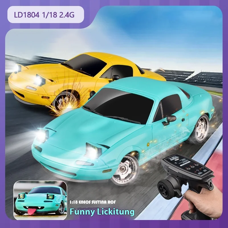 LD1804 1/18 2.4g Rc Car Cute Tongue Gyroscope Lights Remote Control Car Rc Drift Charging High Speed Racing Children'S Toys
LD1804 1/18 2.4g Rc Car Cute Tongue Gyroscope Lights Remote Control Car Rc Drift Charging High Speed Racing Children'S Toys