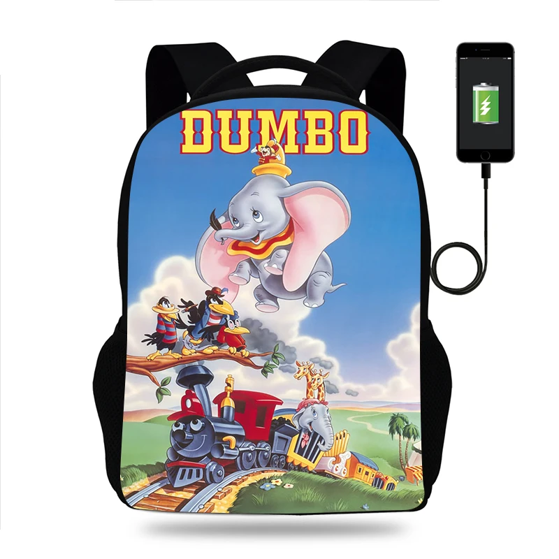 Рюкзак Dumbo для мальчиков и девочек, школьные сумки, детский подростковый рюкзак с зарядкой через USB, ежедневный дорожный рюкзак Mochila
Рюкзак Dumbo для мальчиков и девочек, школьные сумки, детский подростковый рюкзак с зарядкой через USB, ежедневный дорожный рюкзак Mochila