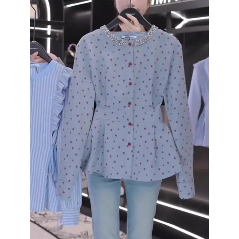 Slimming Effect plus Size Women's irt round Ne Long Sve Polka Dot Waist Cinched Faionable Top Korean Sle Commute Wind
Slimming Effect plus Size Women's irt round Ne Long Sve Polka Dot Waist Cinched Faionable Top Korean Sle Commute Wind