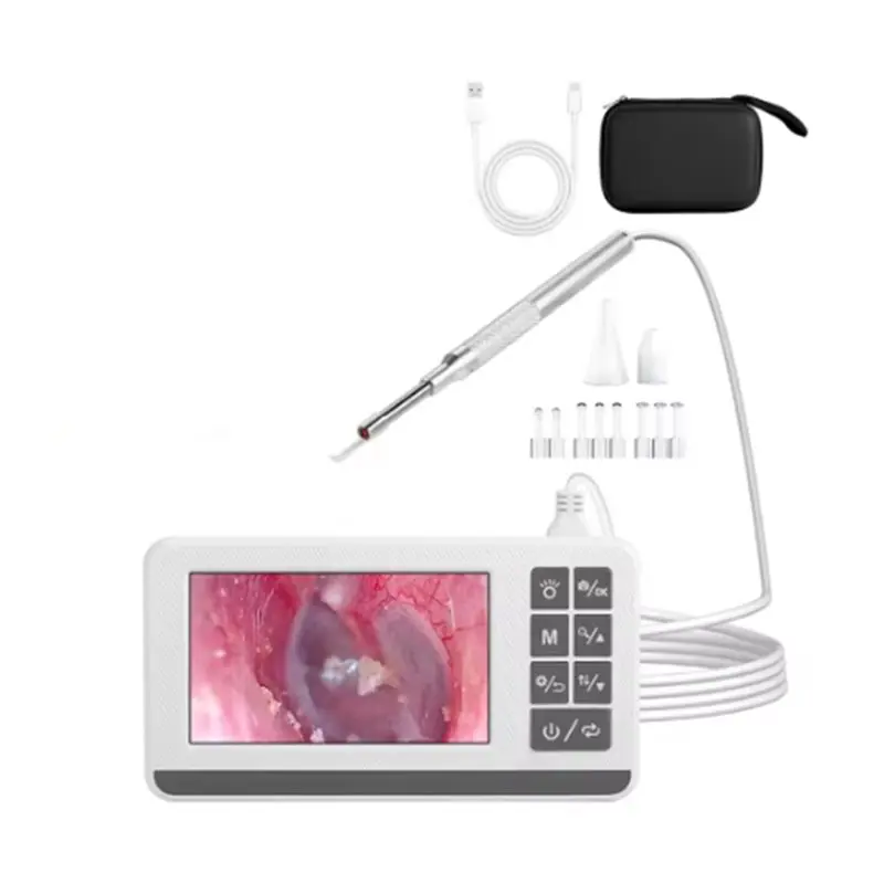 Умная визуальная ушная камера BAAO-Otoscope с 4,3-дюймовым экраном, инструмент для удаления ушной серы, поддерживает запись фото и видео
Умная визуальная ушная камера BAAO-Otoscope с 4,3-дюймовым экраном, инструмент для удаления ушной серы, поддерживает запись фото и видео