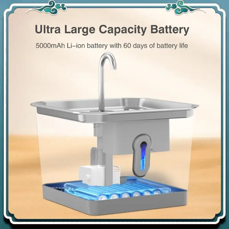 Premium Cat Water Fountain Stainless Steel: 3.5L Automatic Pet Water Fountain - Dog Water Dispenser With Water Level Window
Premium Cat Water Fountain Stainless Steel: 3.5L Automatic Pet Water Fountain - Dog Water Dispenser With Water Level Window