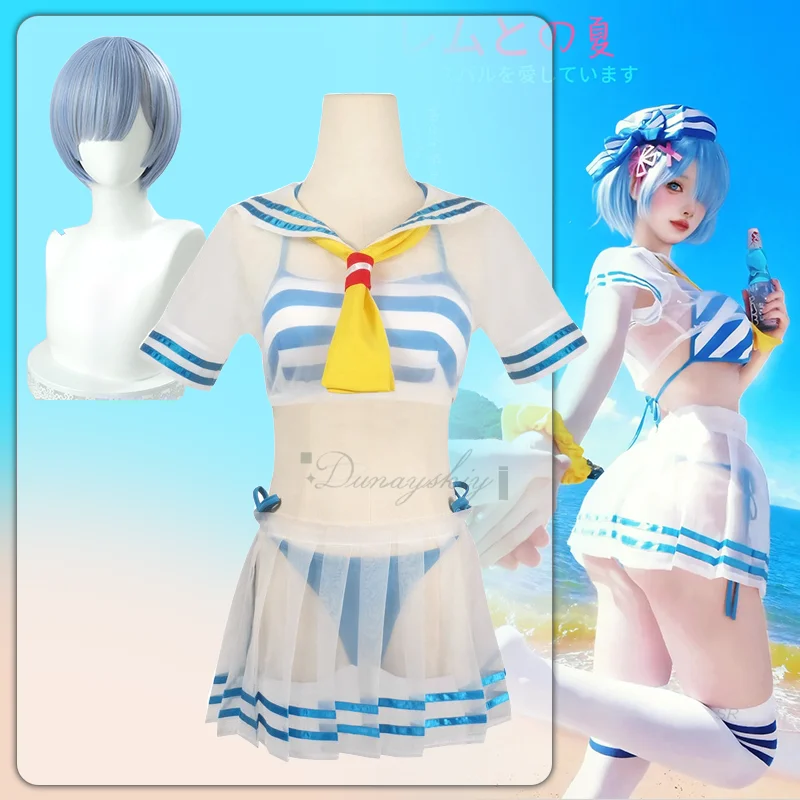 Rem Косплей Костюм Re:Life In A Different World From Zero Милый костюм моряка Kawaii Купальник Парик Топ Юбка Девушки Хэллоуин
Rem Косплей Костюм Re:Life In A Different World From Zero Милый костюм моряка Kawaii Купальник Парик Топ Юбка Девушки Хэллоуин