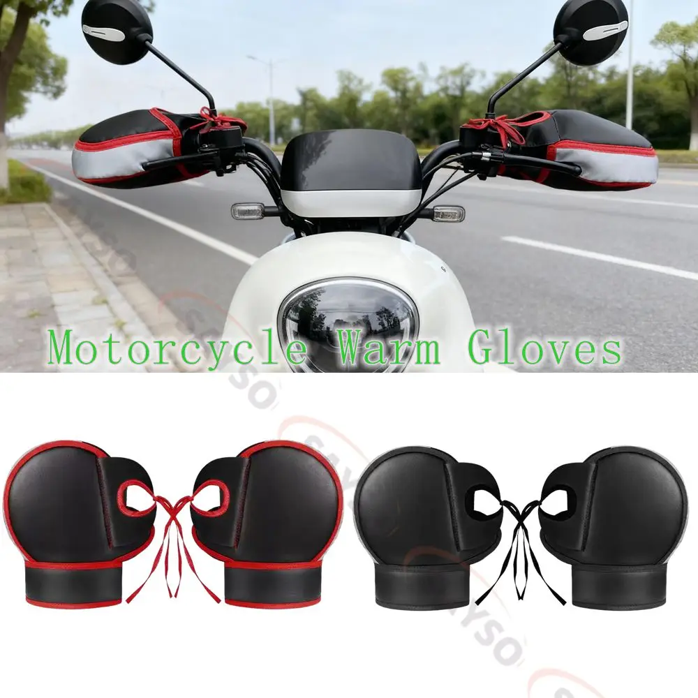 Thick Motorcycle Handlebar Muffs Protective Motorcycle Scooter ATV UTV Winter Warmer Gloves Grip Handle Bar Muff Rainproof Warm
Thick Motorcycle Handlebar Muffs Protective Motorcycle Scooter ATV UTV Winter Warmer Gloves Grip Handle Bar Muff Rainproof Warm