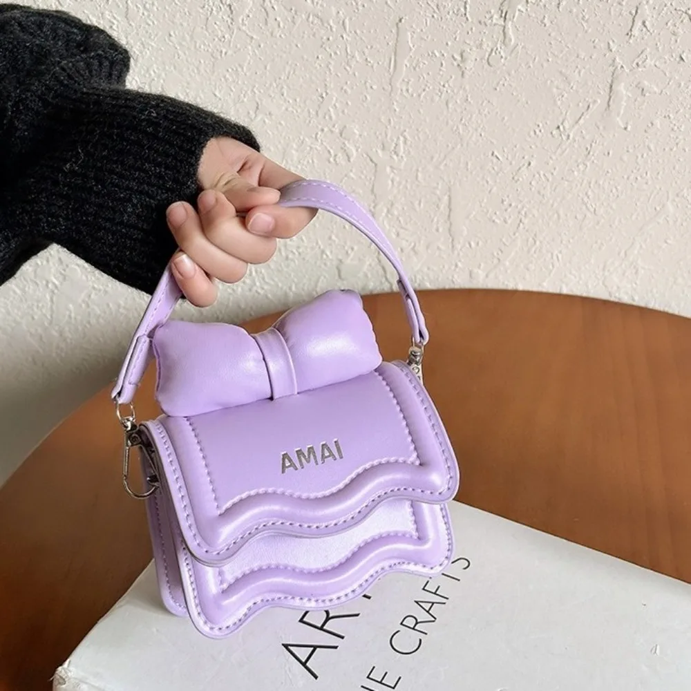 Solid Color Mini Bow Crossbody Bag PU Leather Small Square Bag Sweet Shoulder Bag Coin Purse Messenger Bag Children Handbag
Solid Color Mini Bow Crossbody Bag PU Leather Small Square Bag Sweet Shoulder Bag Coin Purse Messenger Bag Children Handbag