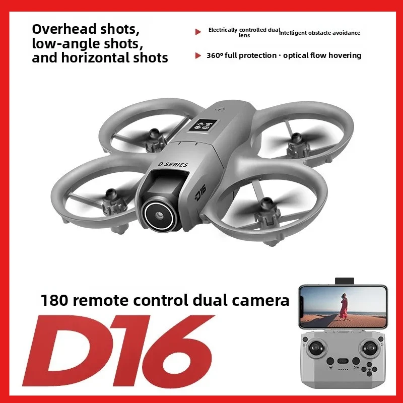 D16 Mini DroneOptical Flow Obstacle Avoidance180° ESC Dual Camera Aerial Photography QuadcopterRC Aircraft For Cross-Border Sale
D16 Mini DroneOptical Flow Obstacle Avoidance180° ESC Dual Camera Aerial Photography QuadcopterRC Aircraft For Cross-Border Sale