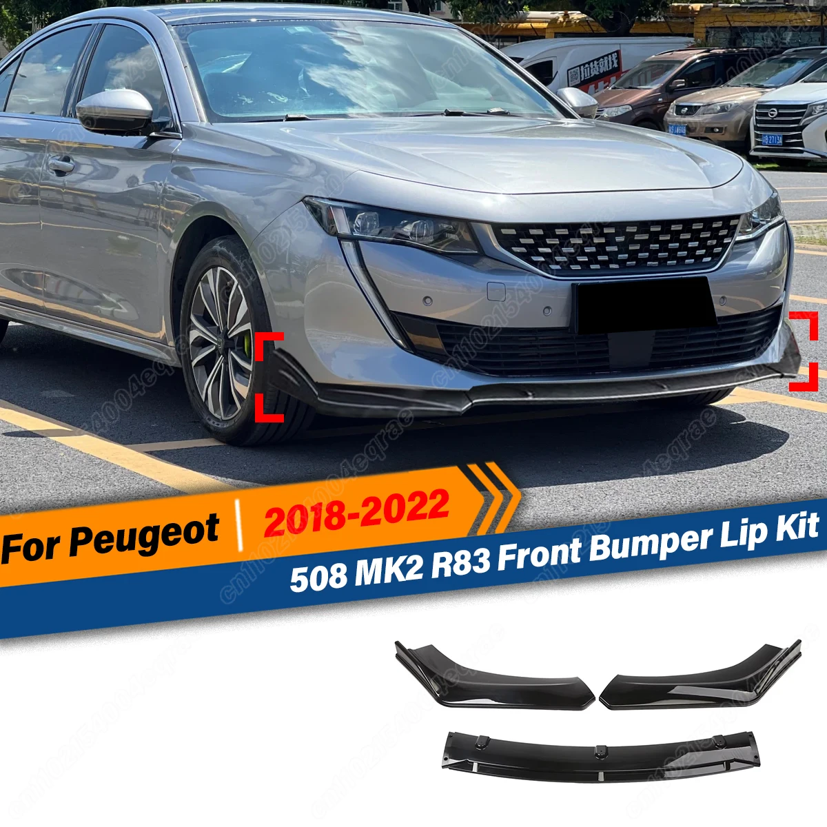 For Peugeot 508 MK2 R83 508 S/S S/W GT Line 2018 2019 2020 2021 2022 Pre-Lci Front Bumper Lip Spoiler Splitter Diffuser Body kit
For Peugeot 508 MK2 R83 508 S/S S/W GT Line 2018 2019 2020 2021 2022 Pre-Lci Front Bumper Lip Spoiler Splitter Diffuser Body kit