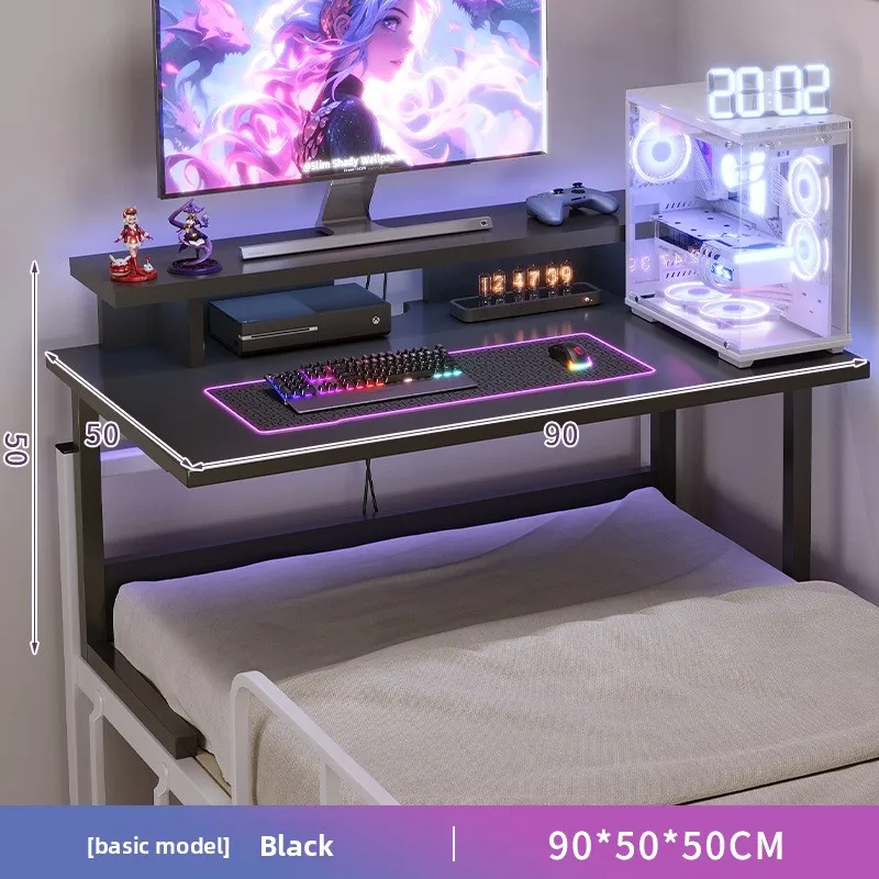 Multi-functional Bed computer desk, simple suspended bedside shelf in college dormitory, corner game e-sports office desk
Multi-functional Bed computer desk, simple suspended bedside shelf in college dormitory, corner game e-sports office desk