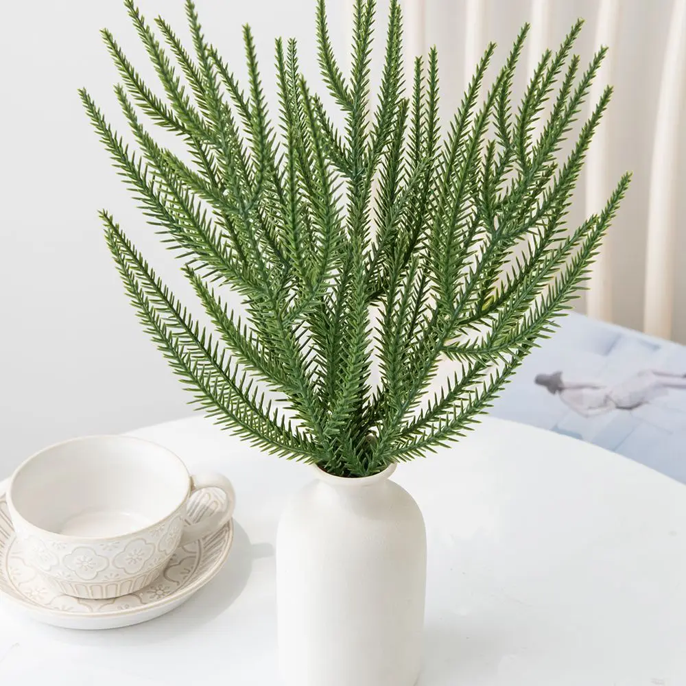 Artificial plastic plant pine needles Hot sale home festival Outdoor Garden wall decor Christmas tree wreath DIY box accessories
Artificial plastic plant pine needles Hot sale home festival Outdoor Garden wall decor Christmas tree wreath DIY box accessories