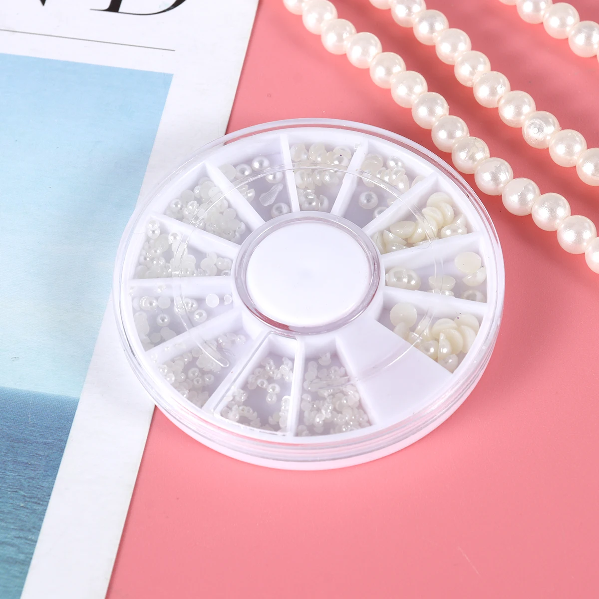 200Pcs Beige Acrylic Pearl Nail Tips 15mm To 4mm Size Nail Art Decorations For Manicure And Beauty Supplies
200Pcs Beige Acrylic Pearl Nail Tips 15mm To 4mm Size Nail Art Decorations For Manicure And Beauty Supplies