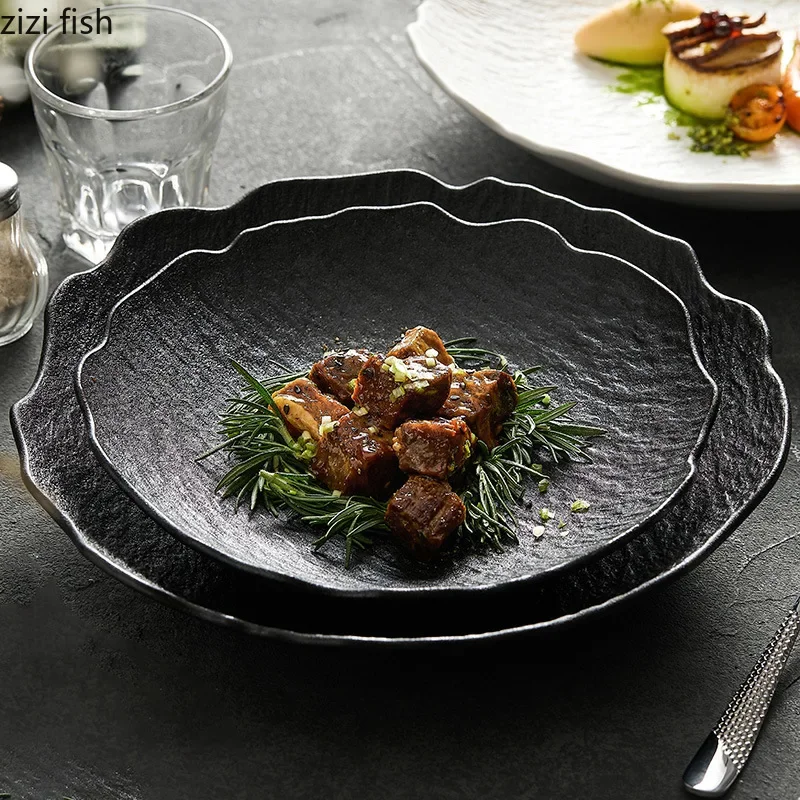 Frosted Flower Shaped Plate Porcelain Salad Plate Creative Thick Soup Plate Pasta Snack Plates Serving Plates Kitchen Utensils
Frosted Flower Shaped Plate Porcelain Salad Plate Creative Thick Soup Plate Pasta Snack Plates Serving Plates Kitchen Utensils