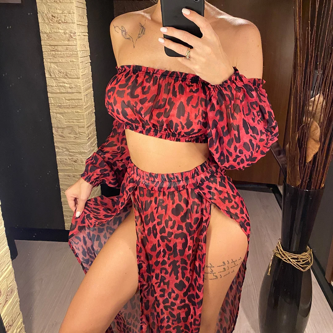 New Sexy Off Shoulder Long Sleeve Two-Piece Set Beach Cover Up Cover-ups Beach Dress Beach Wear Beachwear Female Outfit Women
New Sexy Off Shoulder Long Sleeve Two-Piece Set Beach Cover Up Cover-ups Beach Dress Beach Wear Beachwear Female Outfit Women