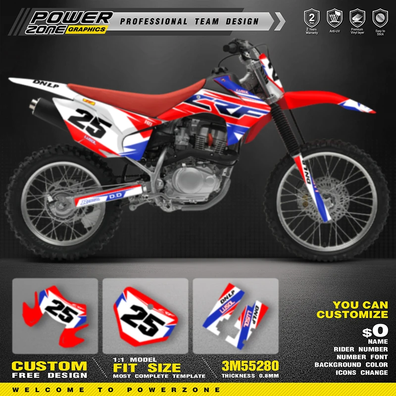 PowerZone Graphics Backgrounds Decals Stickers Kits For HONDA CRF230 2015-2020 CRF150F 2015-2020 Name Number Custom
PowerZone Graphics Backgrounds Decals Stickers Kits For HONDA CRF230 2015-2020 CRF150F 2015-2020 Name Number Custom