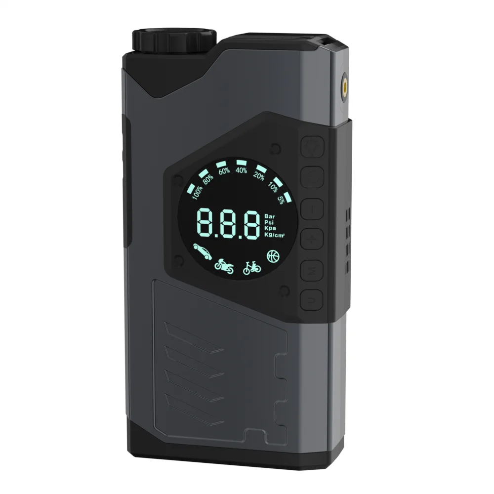 Portable Car Jump Starter 12V Power Bank 10000mAh Car Jump Starter Power Inflator Jump Starter With Air Pump
Portable Car Jump Starter 12V Power Bank 10000mAh Car Jump Starter Power Inflator Jump Starter With Air Pump