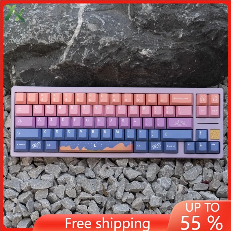 129 клавиш сказки колпачки для клавиш PBT Cherry Profile колпачок на заказ оригинальный милый градиентный дизайн колпачок для стрельбы механическая клавиатура
129 клавиш сказки колпачки для клавиш PBT Cherry Profile колпачок на заказ оригинальный милый градиентный дизайн колпачок для стрельбы механическая клавиатура